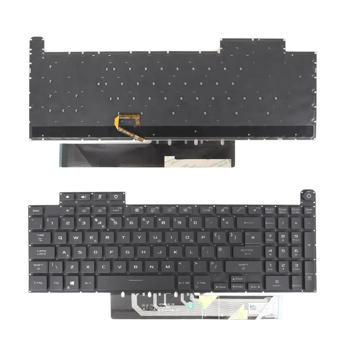 Picture of ASUS TUF Gaming F15 A15 F17 A17 FX507 FX507Z FA507 FA507R FX517 FX517Z FX707 FX707Z FA707 FA707R BLACK(backlit WIN8)